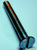 SCREW MACH ROUND 6-32X5/8 ZP SLOTTED (100/BX) - Slotted Round Head Zinc
